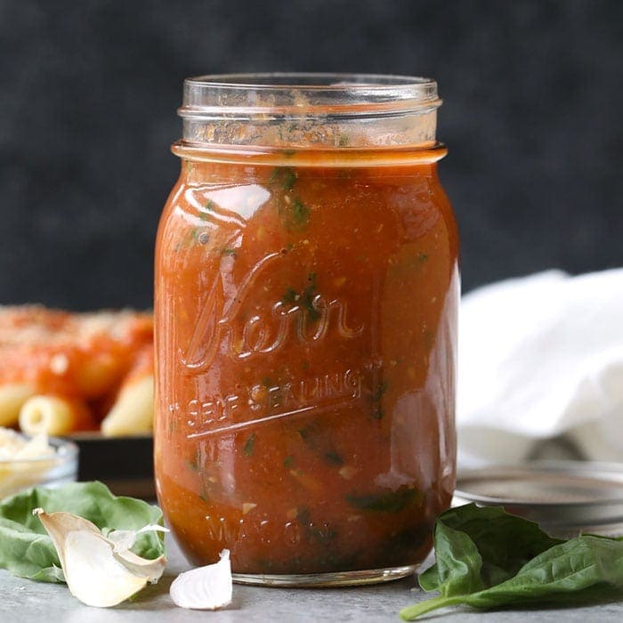 Easy Roasted Tomato Sauce From Scratch: Basil & Garlic